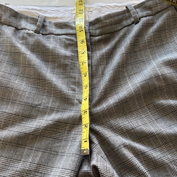 H&m Black and White Checked Trouser Pants - Picture 4 of 7